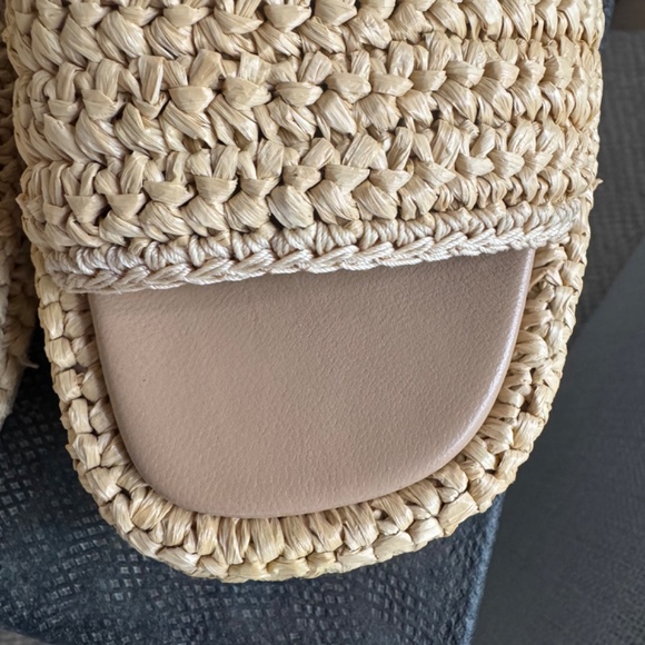 Prada Raffia Single-Band Platform Slides - Picture 5 of 16